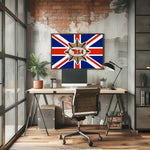 BSA Union Jack Paper Poster