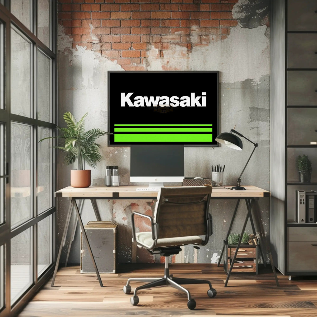 Kawasaki Paper Poster
