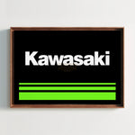 Kawasaki Paper Poster