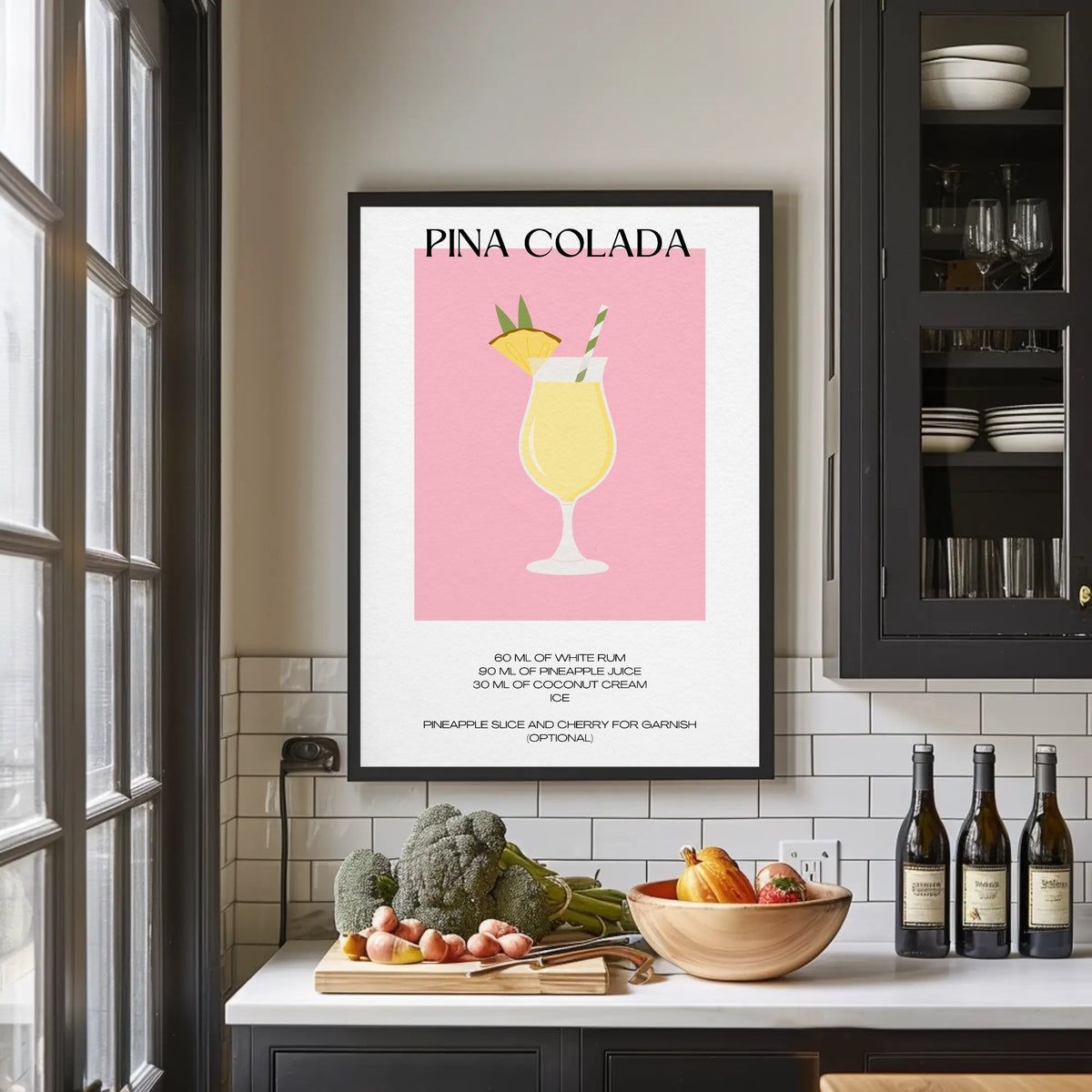 Pina Colada Paper Poster