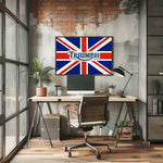 Triumph Union Jack Paper Poster