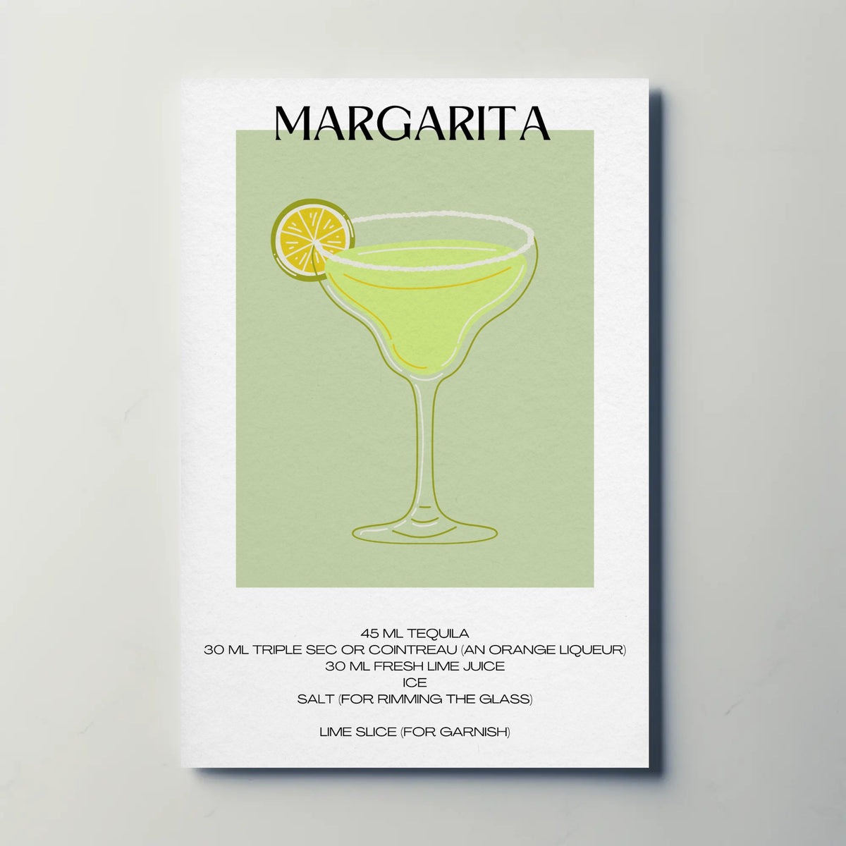 Margarita Paper Poster