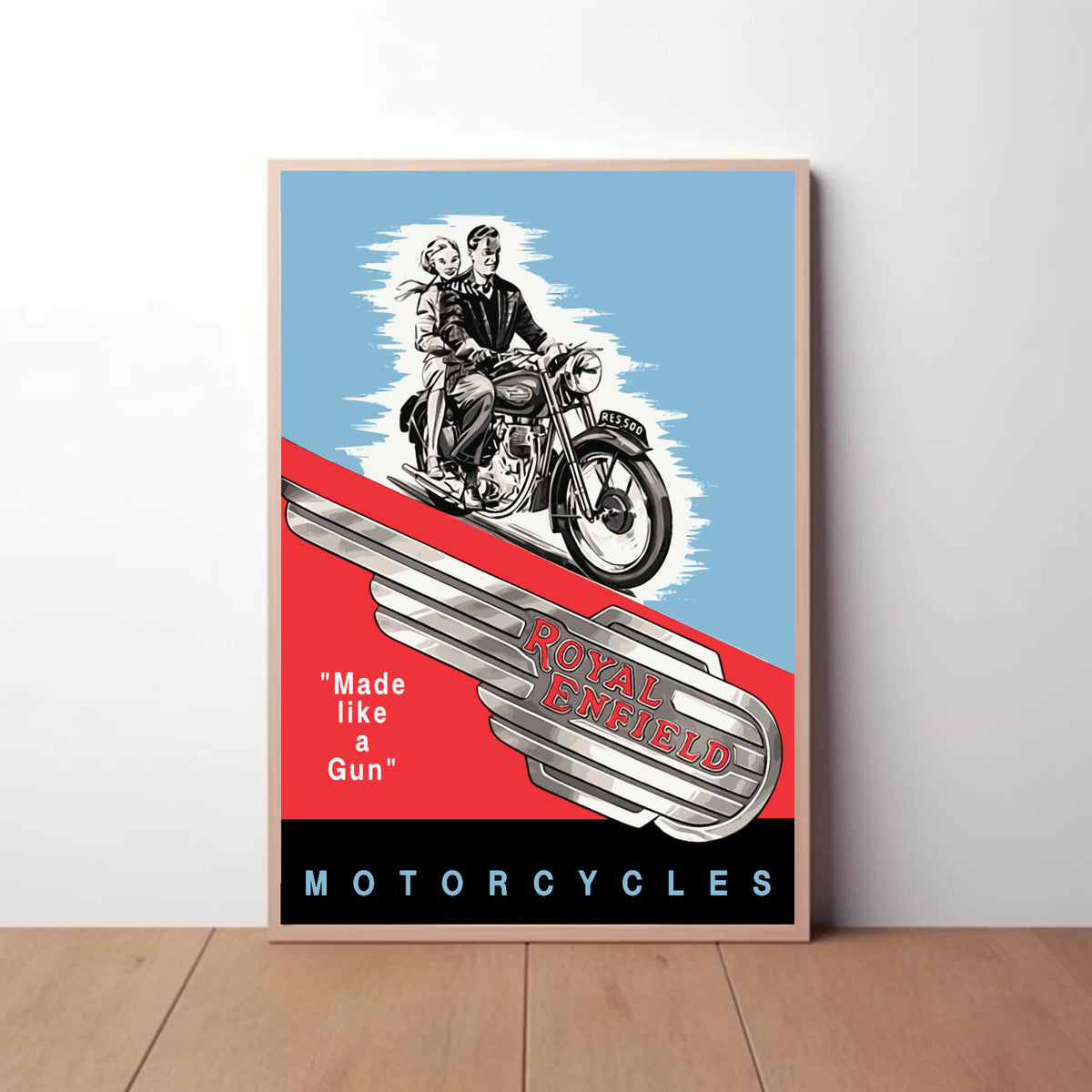 Royal Enfield Motorcycles Paper Poster
