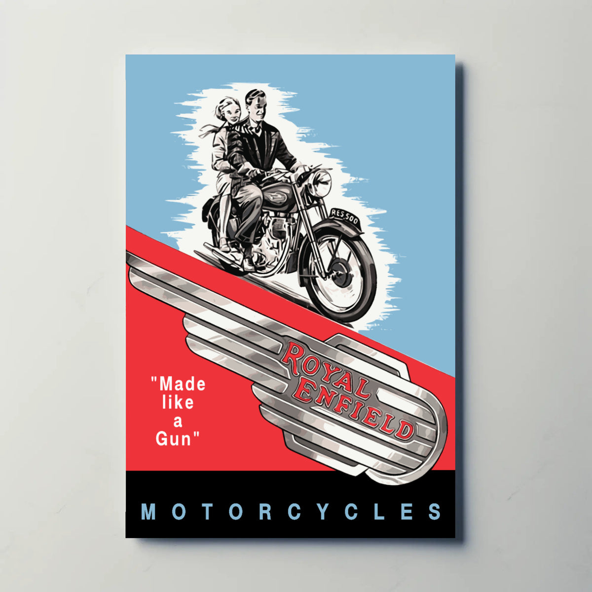 Royal Enfield Motorcycles Paper Poster