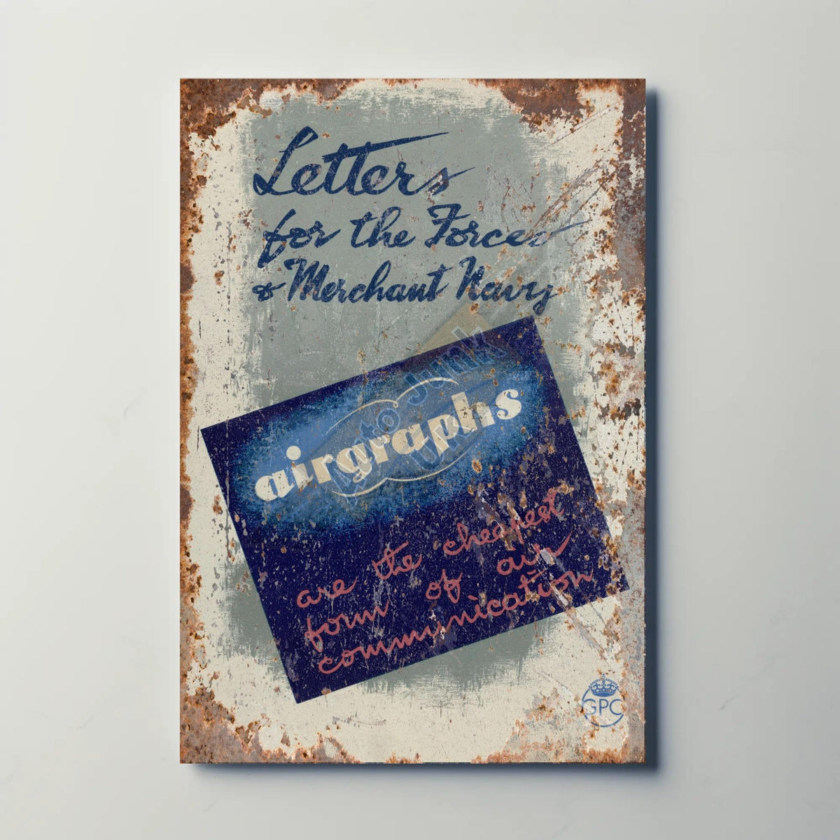 Letters for the Forces & Merchant Navy Metal Sign