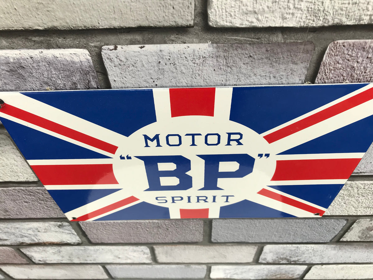 BP Motor Spirit Enamel Sign (rectangle)