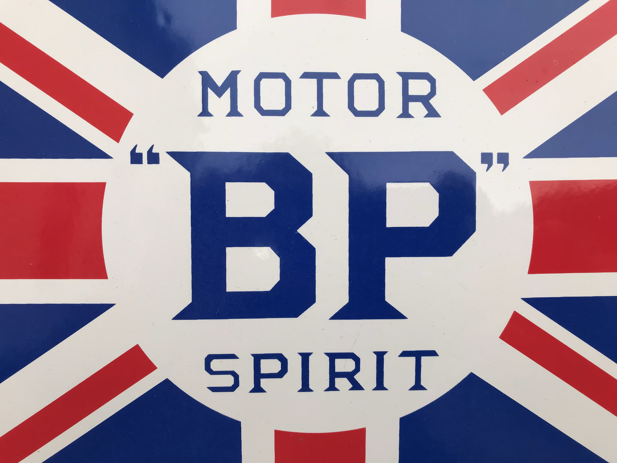 BP Motor Spirit Enamel Sign (rectangle)