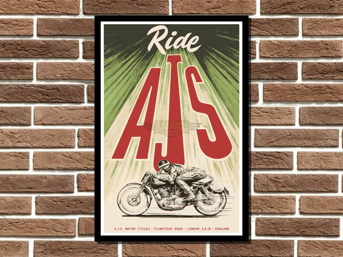 AJS Metal Sign