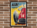 Albi Grand Prix Metal Sign