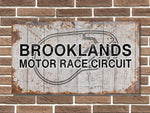 Brooklands Motor Circuit Board Sign