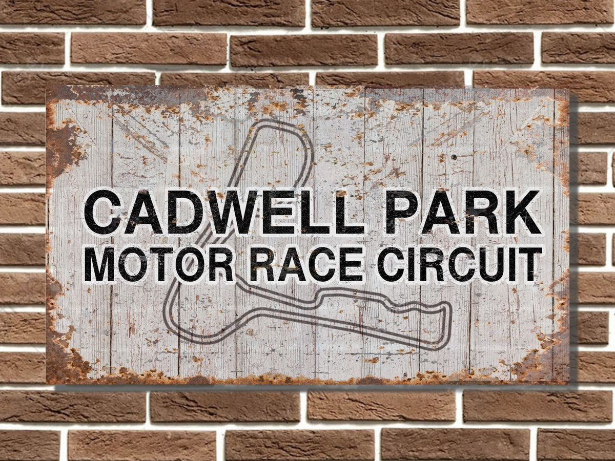 Cadwell Park Motor Circuit Board Sign