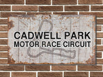 Cadwell Park Motor Circuit Board Sign