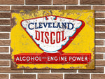 Cleveland Discol Metal Sign