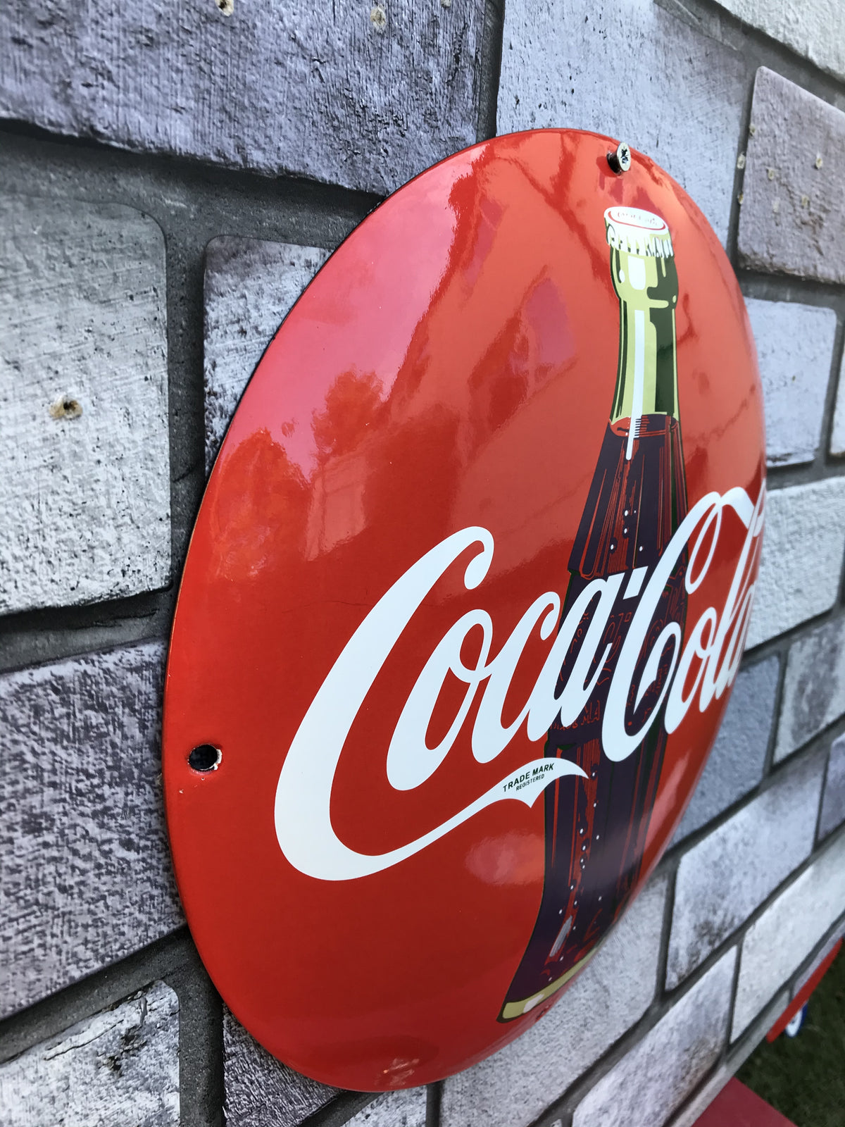 Coca Cola Enamel Sign