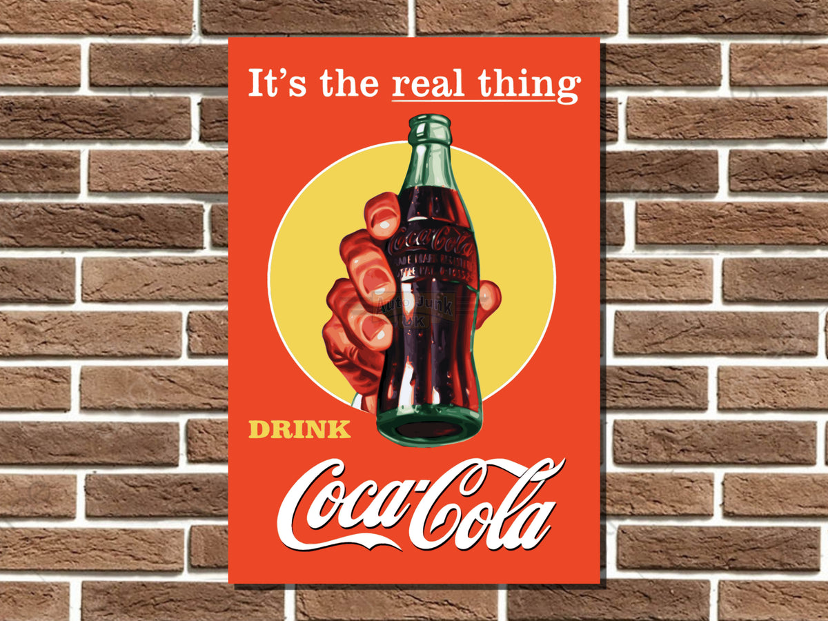Coca Cola Metal Sign