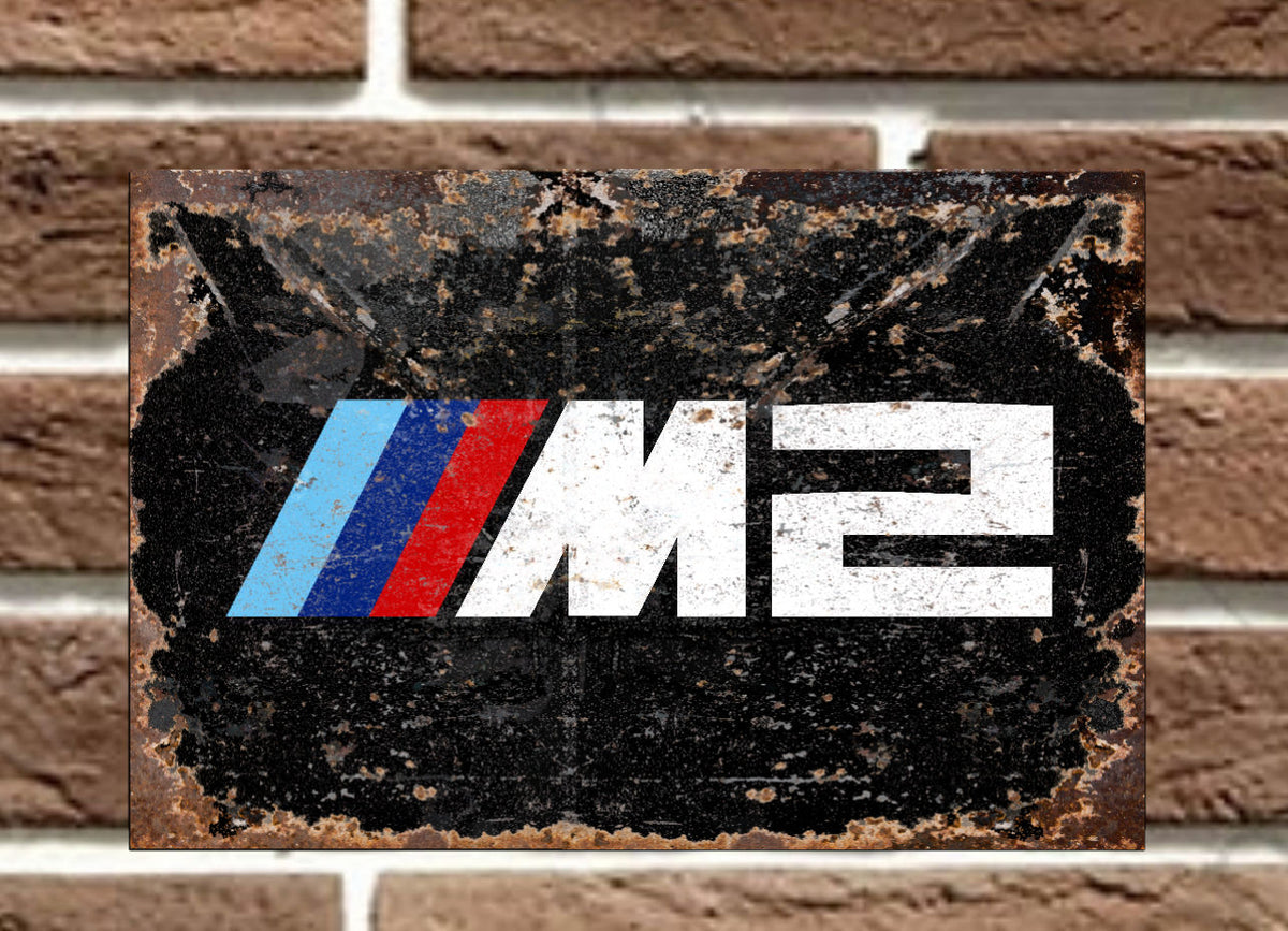 BMW M Car Metal Sign