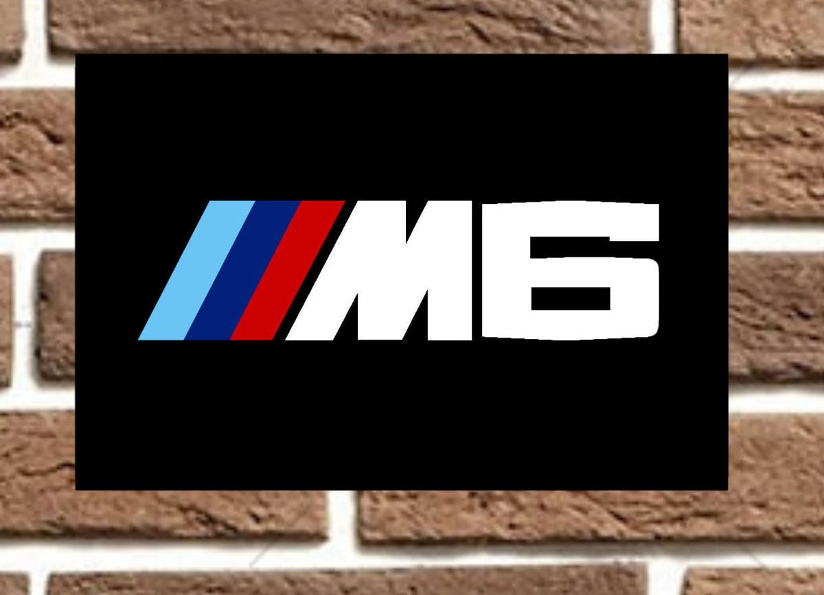 BMW M Car Metal Sign