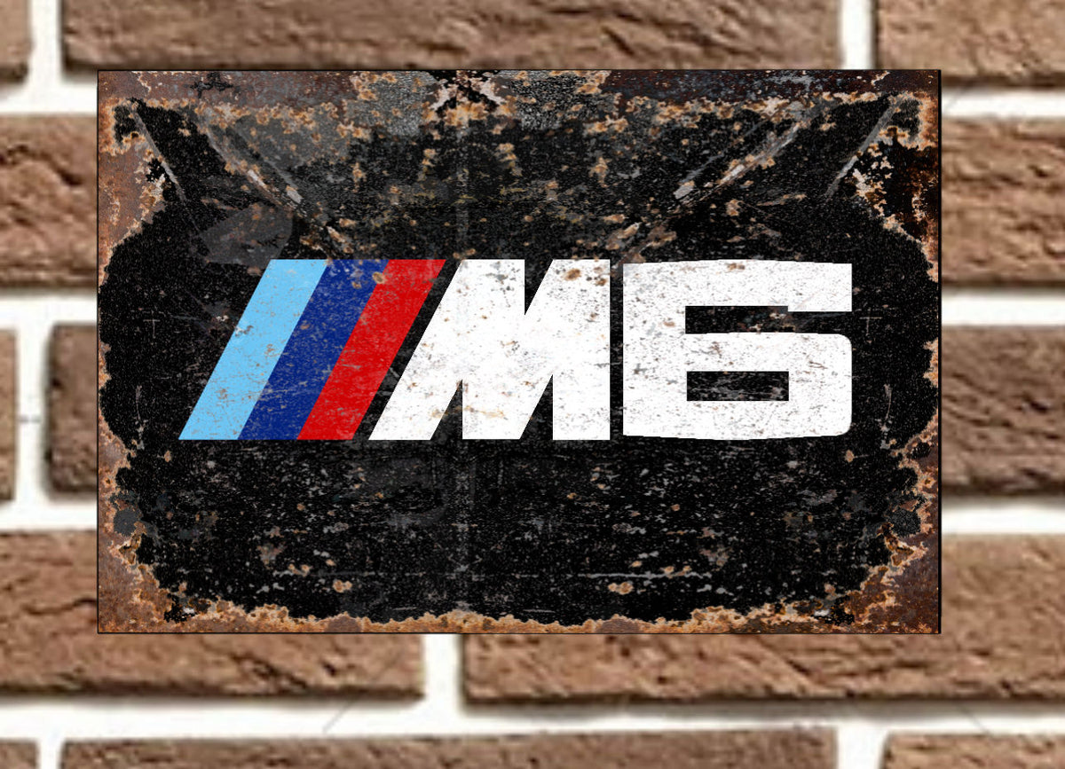 BMW M Car Metal Sign