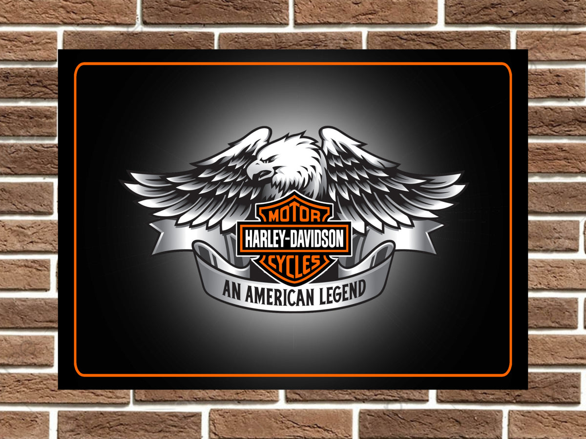 harley davidson eagle sign