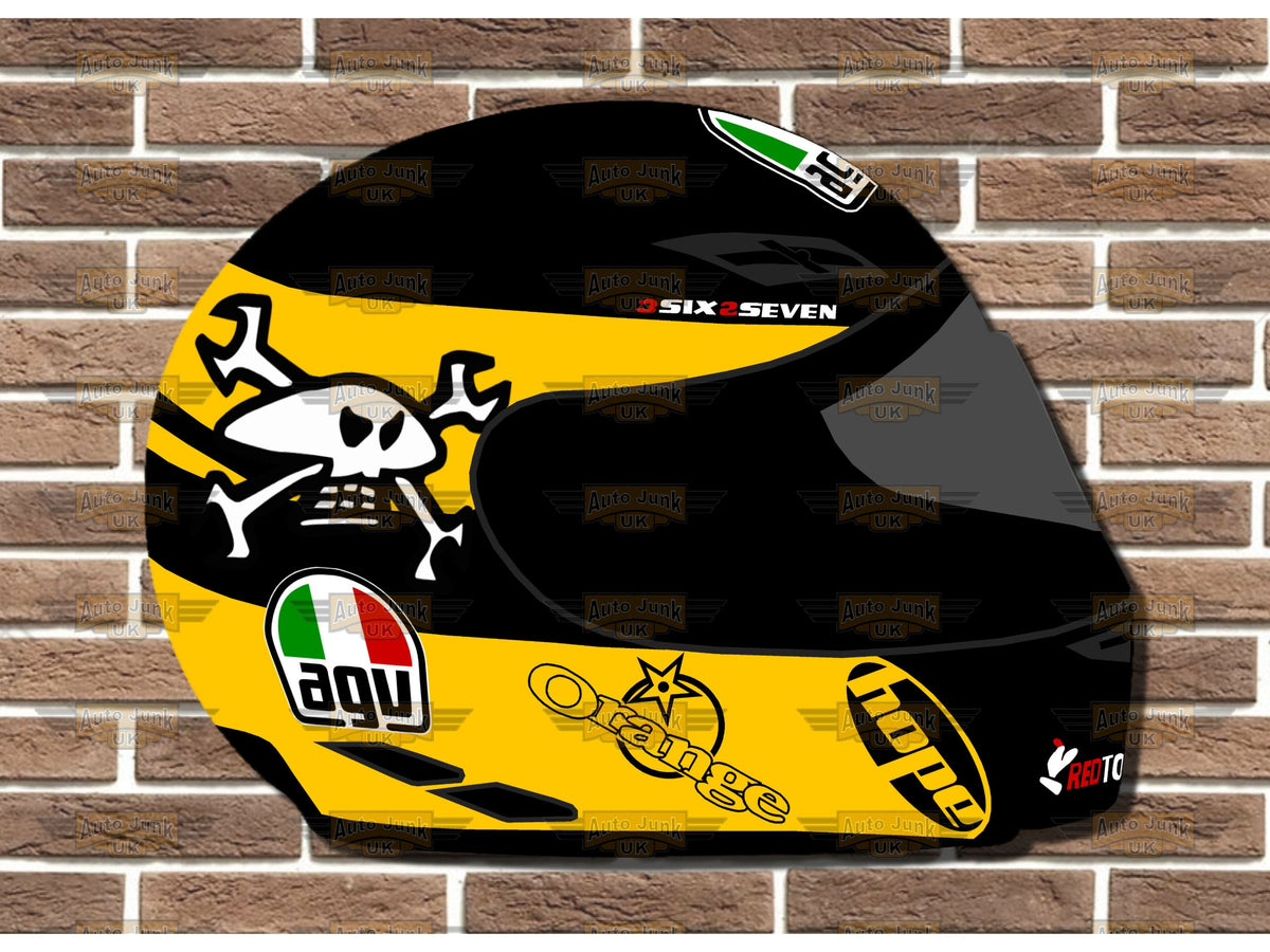 Guy Martin Helmet Wall Plaque