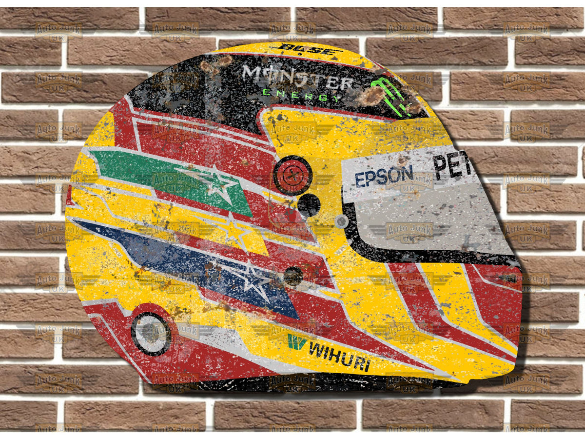Lewis Hamilton 2017 Replica Helmet Wall Plaque