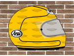 Joey Dunlop Helmet Wall Plaque