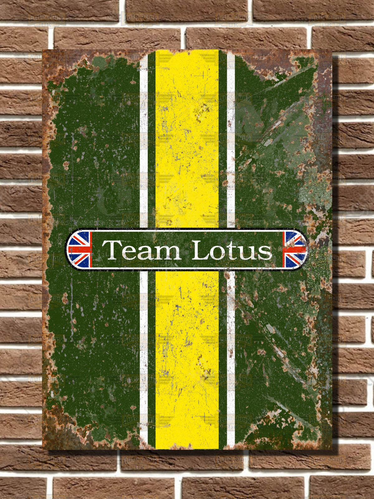 Team Lotus Metal Sign