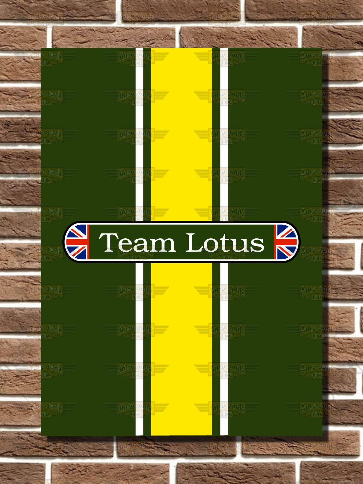 Team Lotus Metal Sign