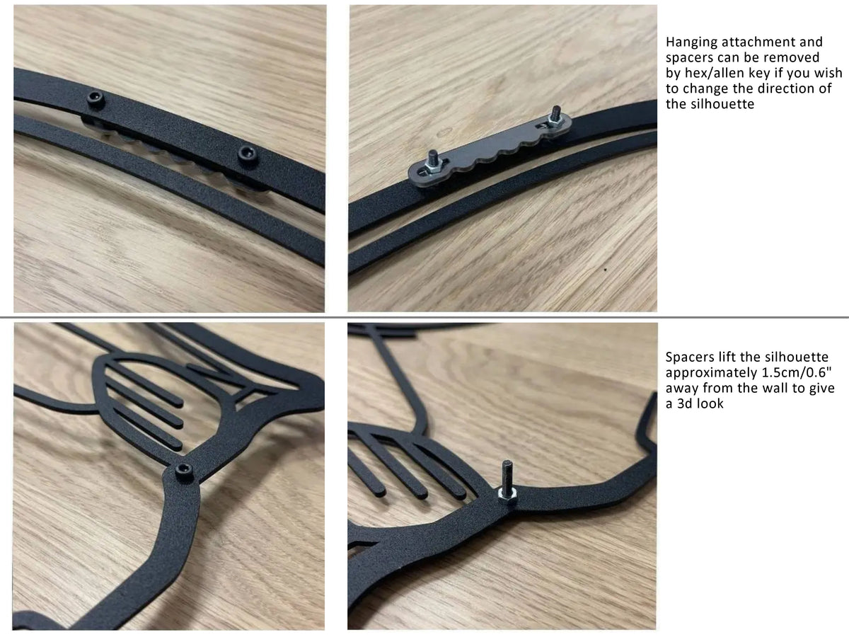 S1000RR Superbike Silhouette Metal Wall Art