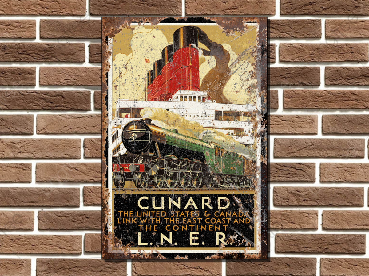 Flying Scotsman Metal Sign