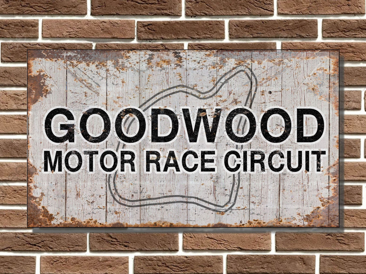Goodwood Motor Circuit Board Sign
