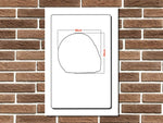 Lewis Hamilton Replica Ferrari Helmet Wall Plaque