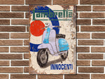 Lambretta Innocenti Metal Sign