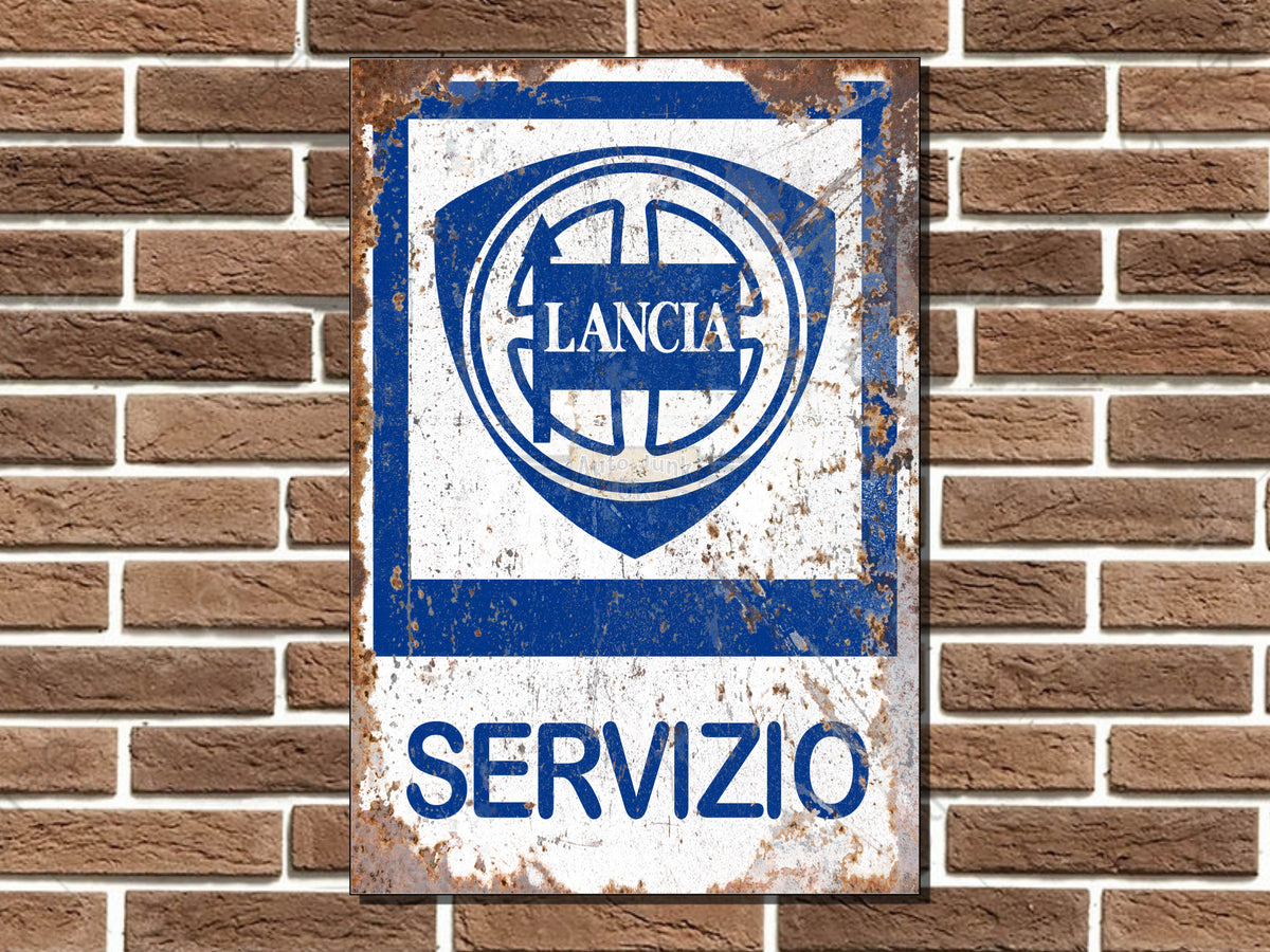 Lancia Metal Sign