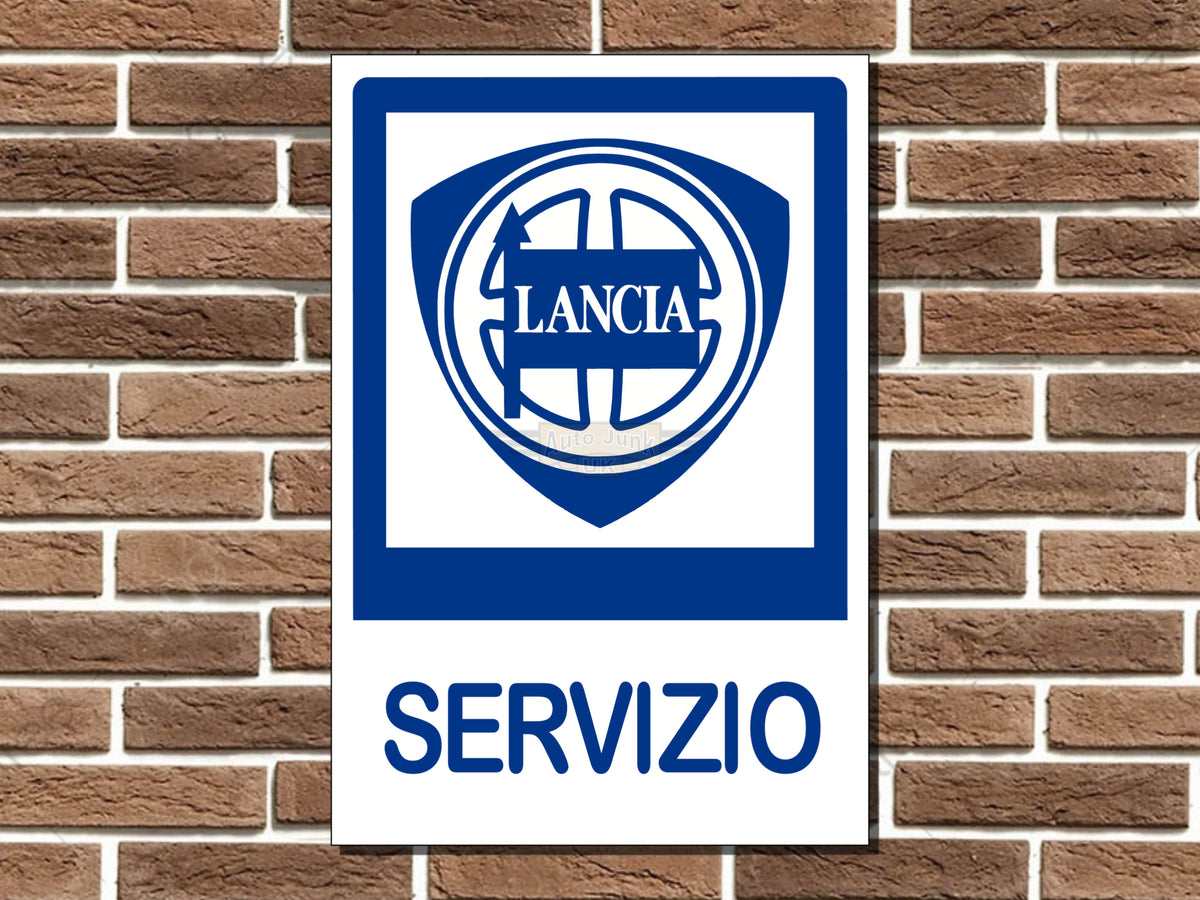 Lancia Metal Sign