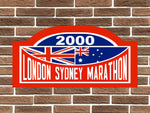 London Sydney Marathon 2000 Rally Plate