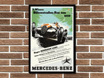 Mercedes Benz Hermann Lang 1939 Metal Sign