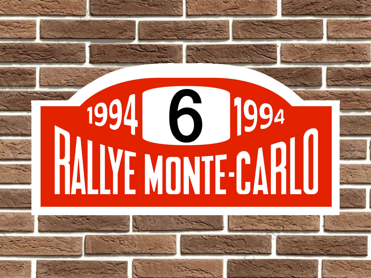 Escort RS Cosworth Rally Monte Carlo Plate