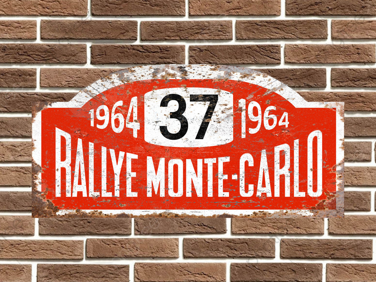 Mini Cooper S Rally Monte Carlo Plate