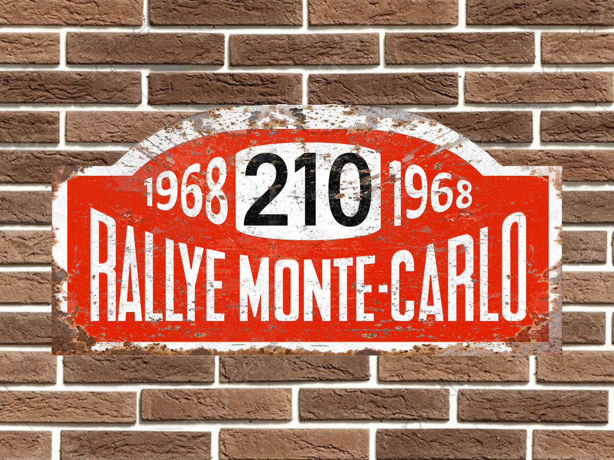 Porsche 911 Rally Monte Carlo Plate