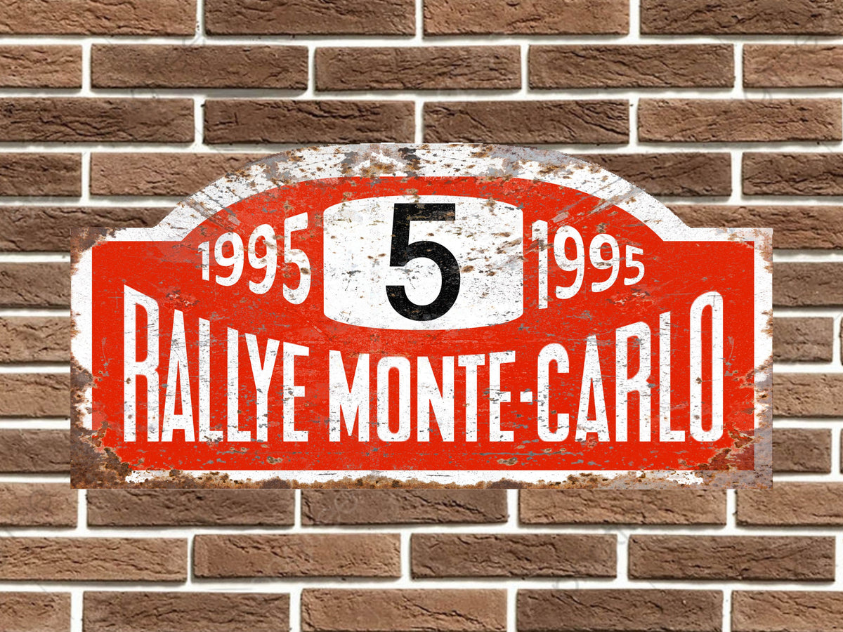 Subaru Impreza WRC (1995) Rally Monte Carlo Plate