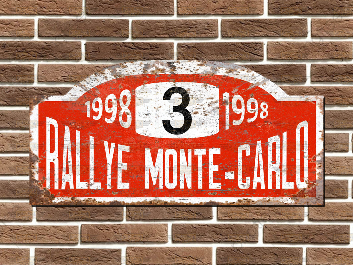 Subaru Impreza WRC (1998) Rally Monte Carlo Plate