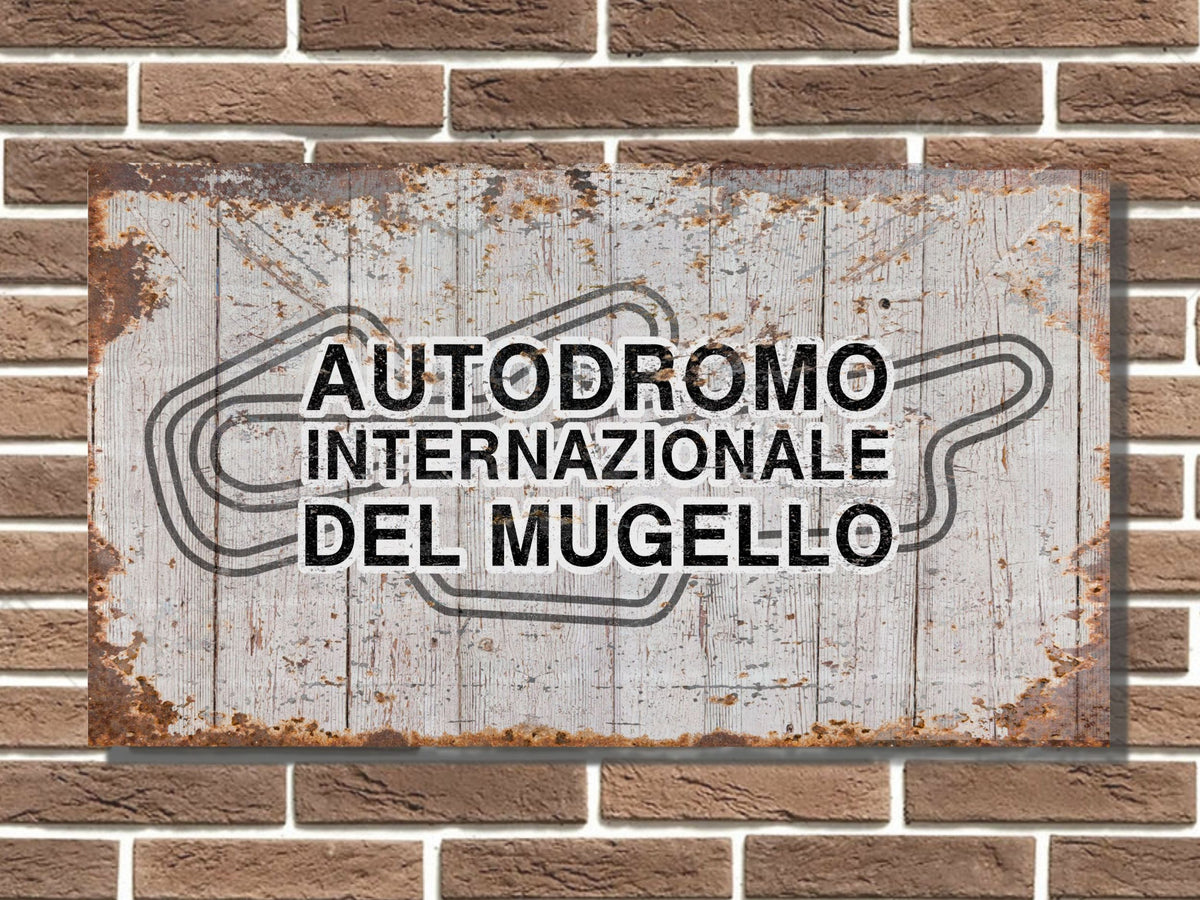 Autodromo Internazionale del Mugello Circuit Board Sign