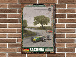 Saxonia Trophae Machwerk Collmberg Rennen 1967 Metal Sign