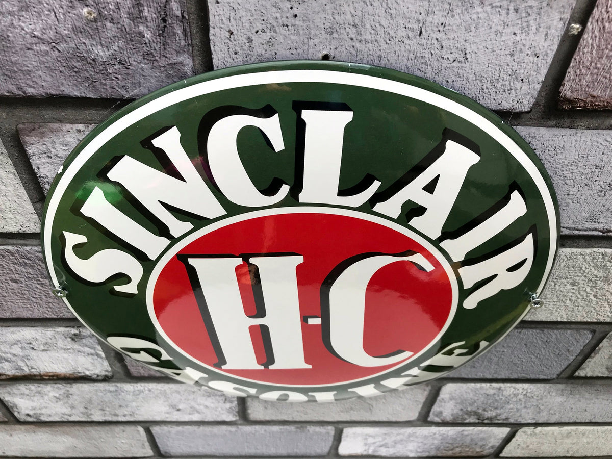 Sinclair HC Gasoline Enamel Sign
