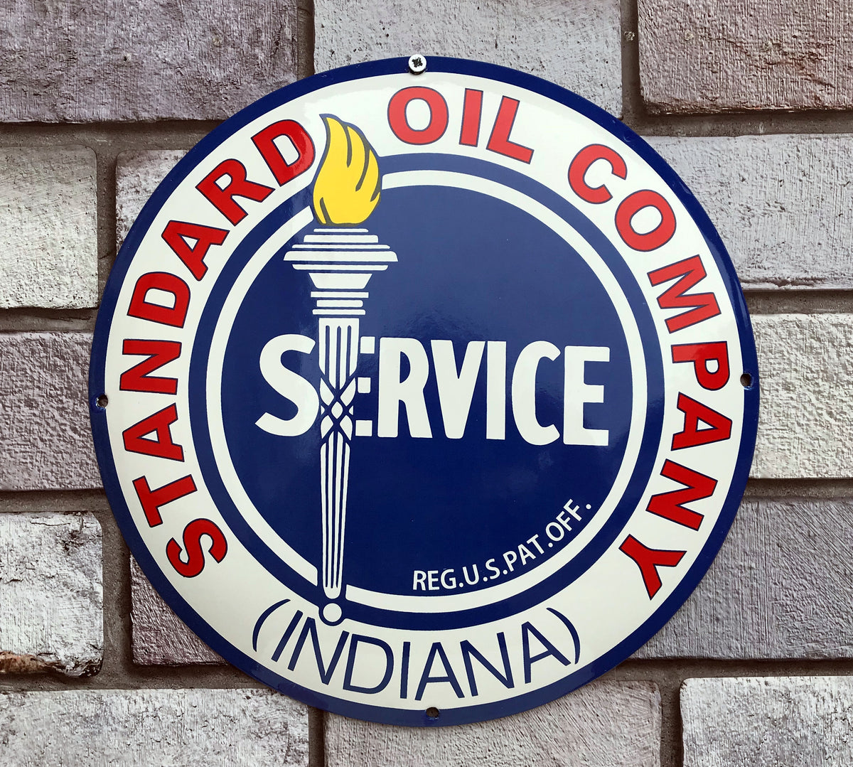 Standard Oil Company Enamel Sign