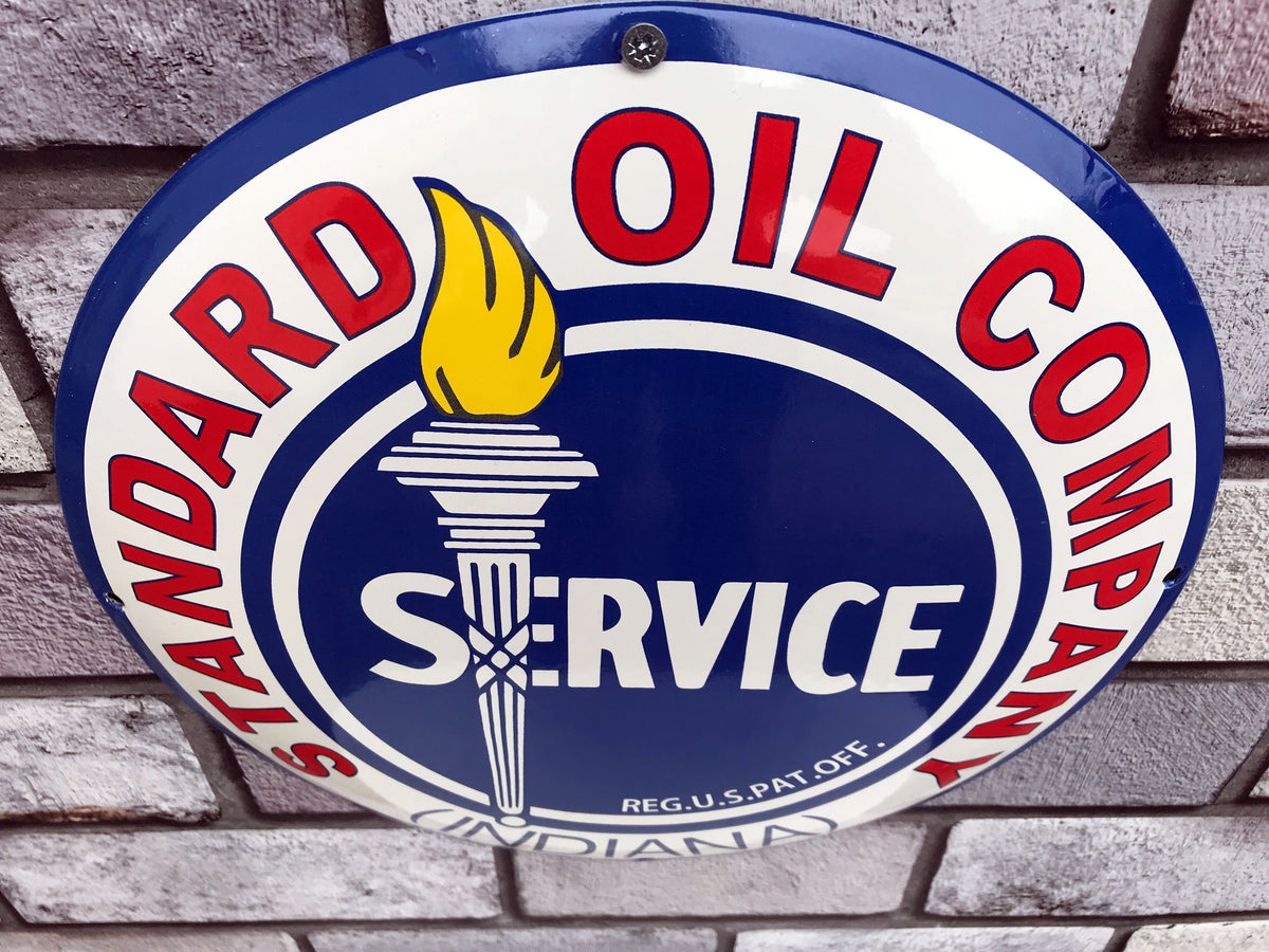 Standard Oil Company Enamel Sign