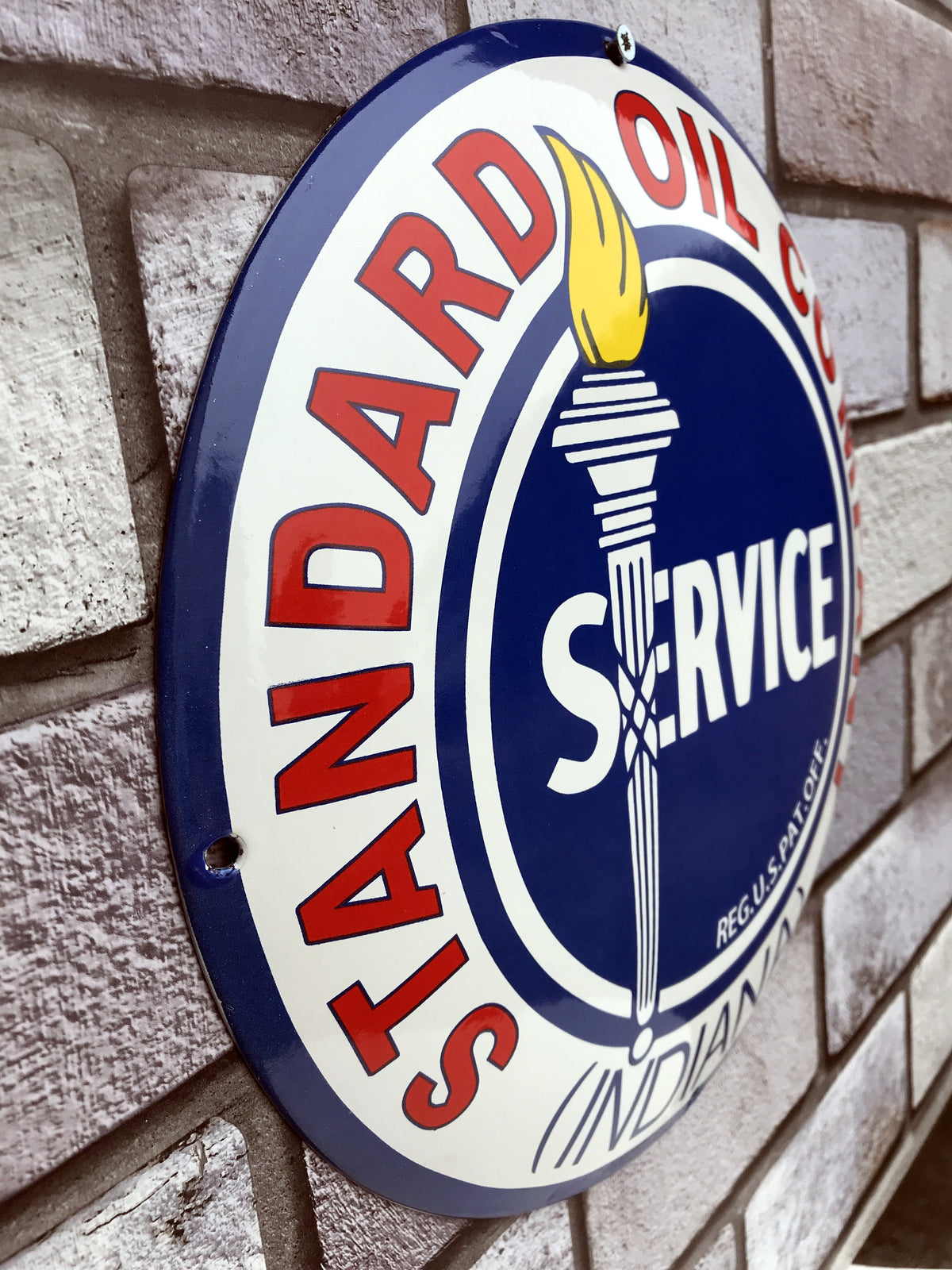 Standard Oil Company Enamel Sign