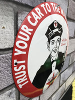 Texaco Enamel Sign