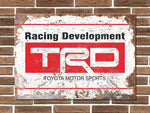 Toyota TRD Metal Sign